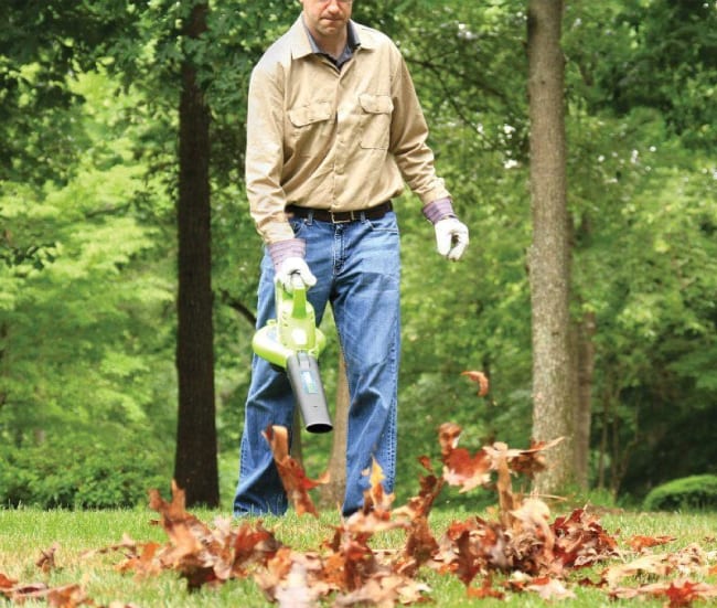 Воздуходувка для уборки листьев