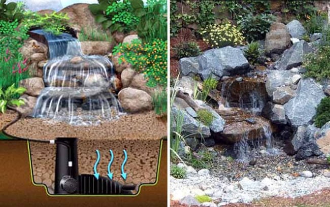 Насос для водопада и фонтана на даче — основные типы, критерии выбора