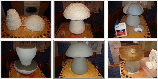 Изготовление гриба